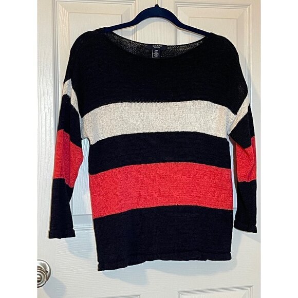 Chaps Woman's Block Sweater Size Large - Picture 1 of 8